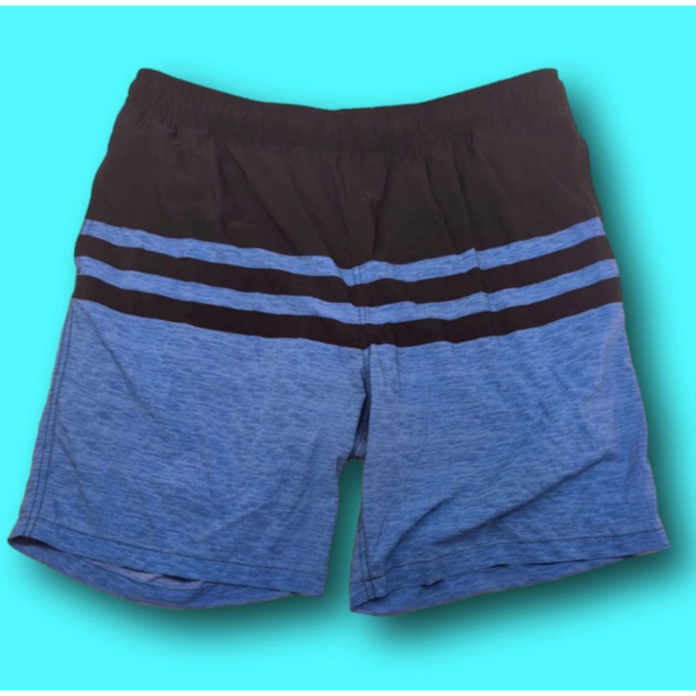 Men's Unbranded Swim Trunks Shorts Size Unknown Blue Black